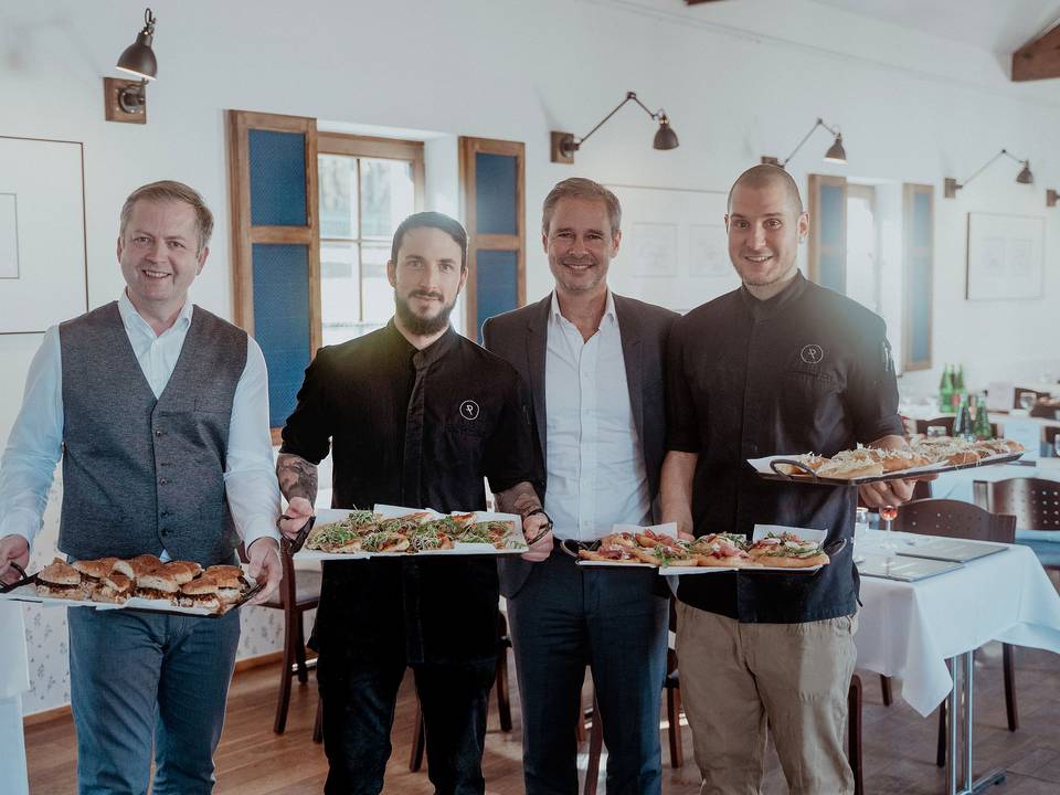 Präsentation der neuen Speisen