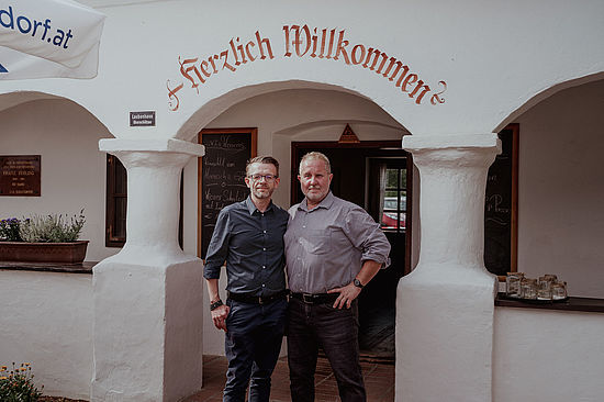 F&B Manager Andreas Pabst und Standortleiter Gerald Horvath